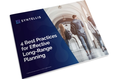eBook thumbnail - 4 Best Practices for Long-Range Planning in Higher Education