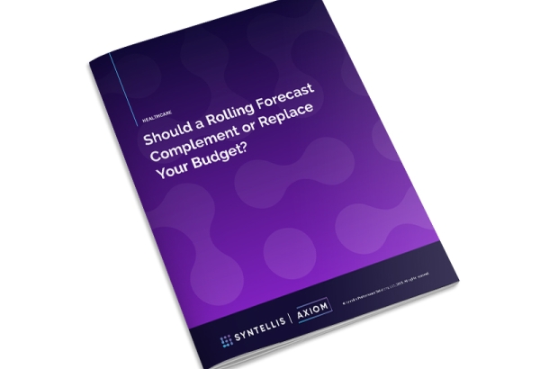 Whitepaper thumbnail - Should a Rolling Forecast Complement or Replace Your Budget?